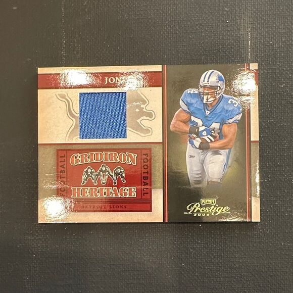 Gridiron Heritage Trading Card - Blue of Kevin Jones Jersey mint condition - Picture 1 of 1